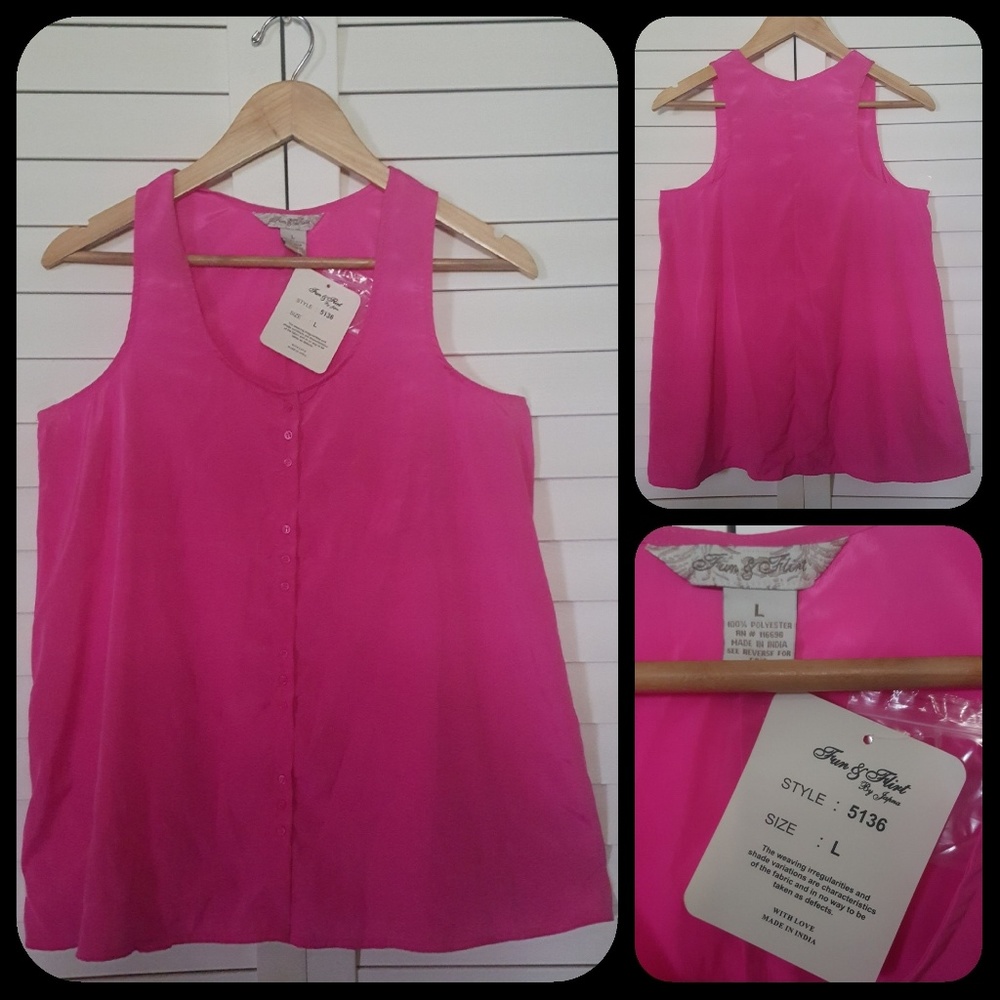 💗New With Tags! Lovely Sleeveless top - Picture 5 of 7